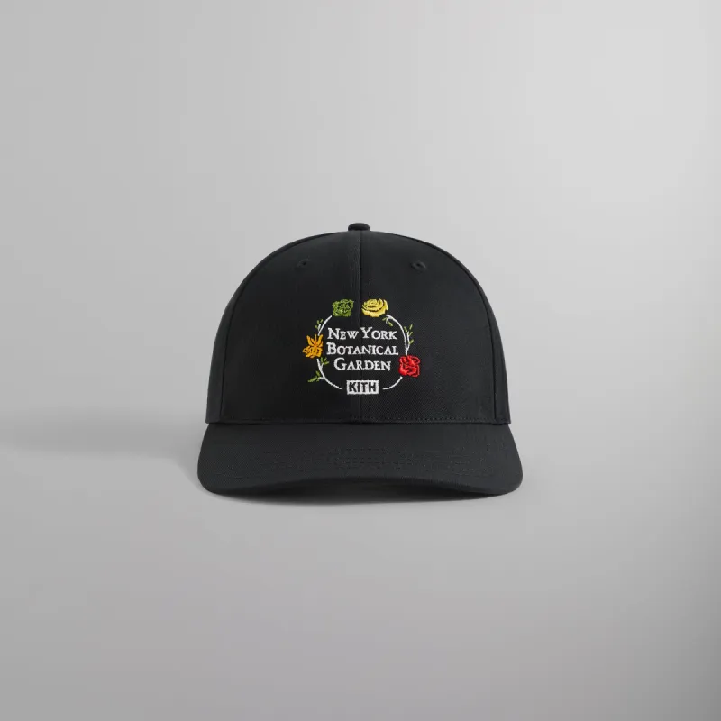 Kith for New York Botanical Garden Twill Aaron Cap - Black sold by Kith