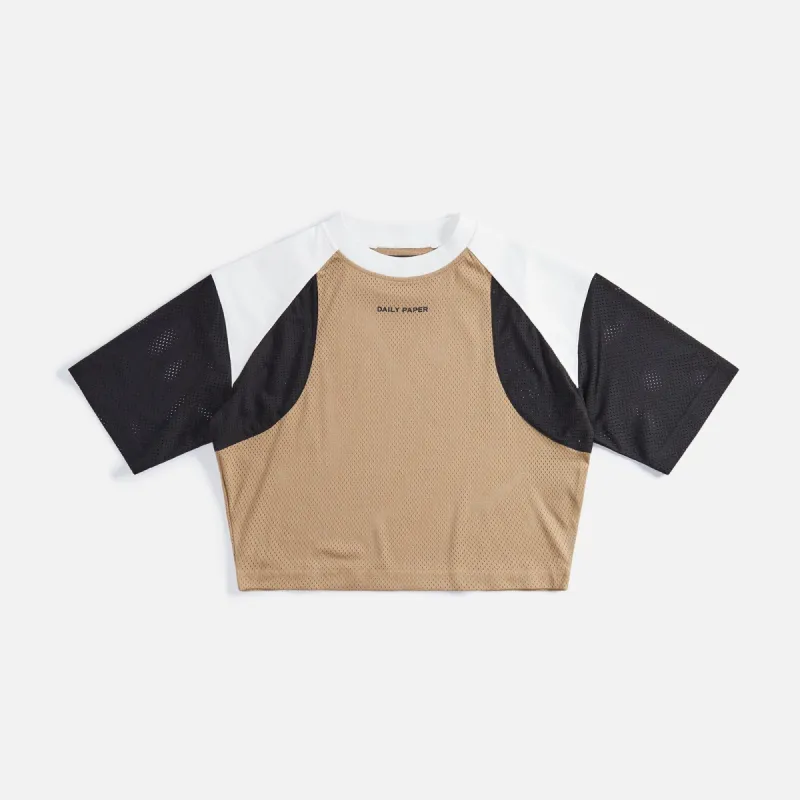 Daily Paper Piper Tee - Black / Twill / Egret made by Kith