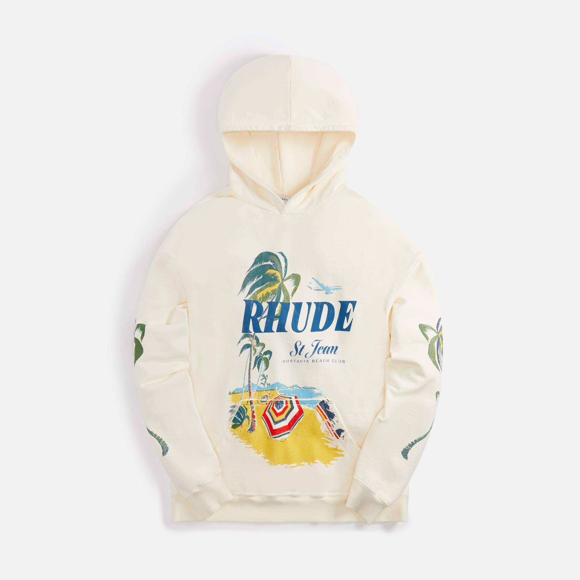 Rhude Beach Club Hoodie - Vintage White sold by Kith