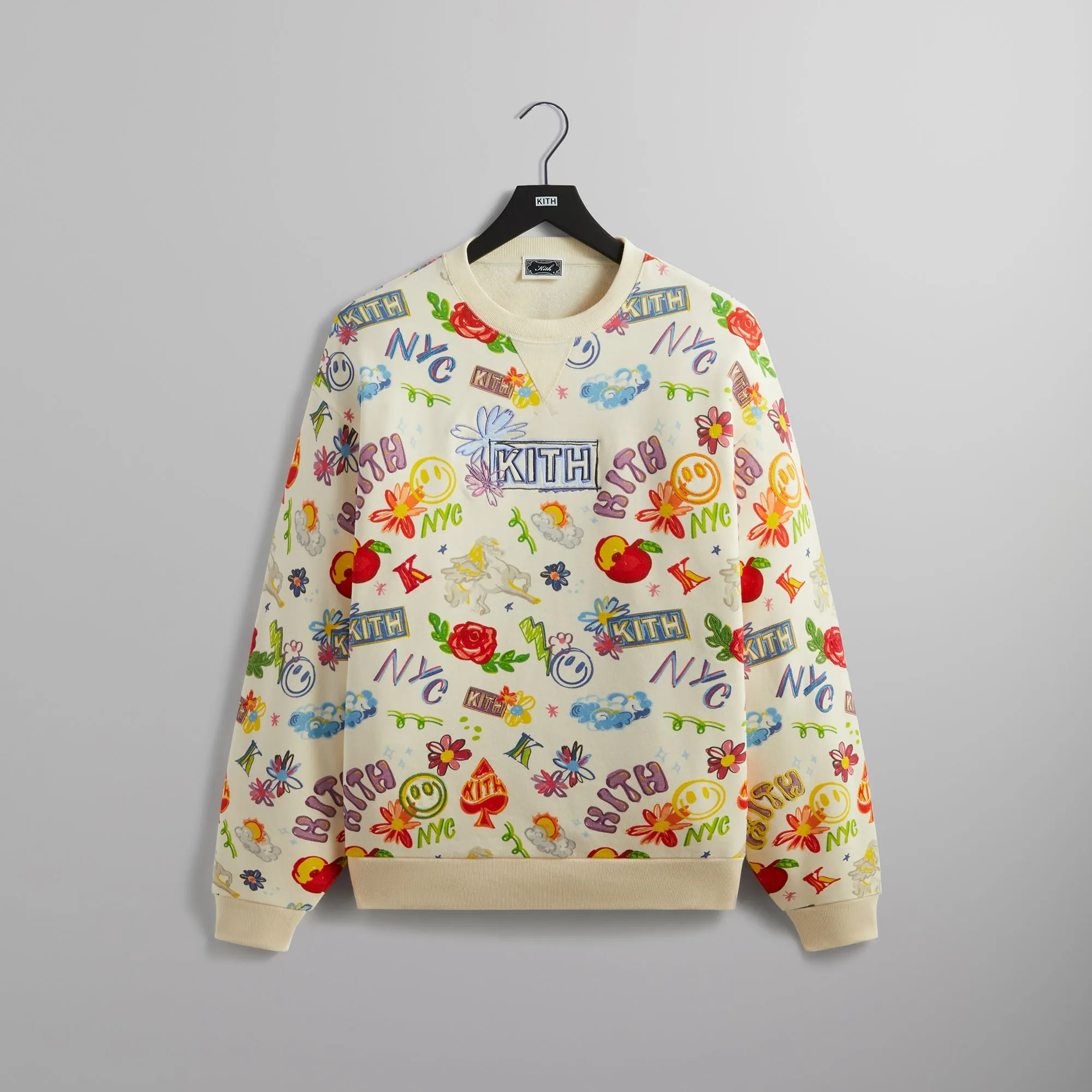 Kith Sketchbook Nelson Crewneck - Sandrift sold by Kith