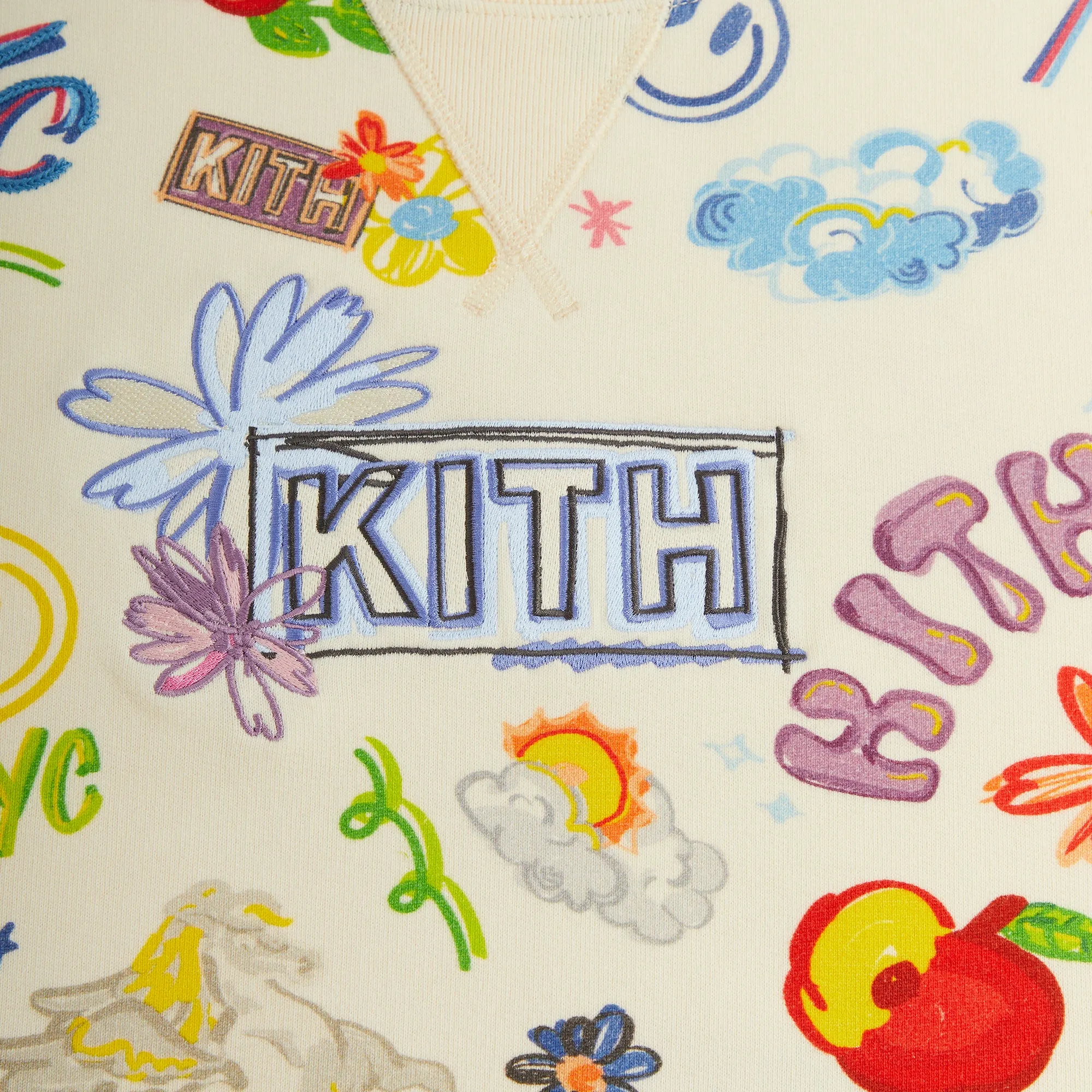 Kith Sketchbook Nelson Crewneck - Sandrift sold by Kith product image thumbnail 3