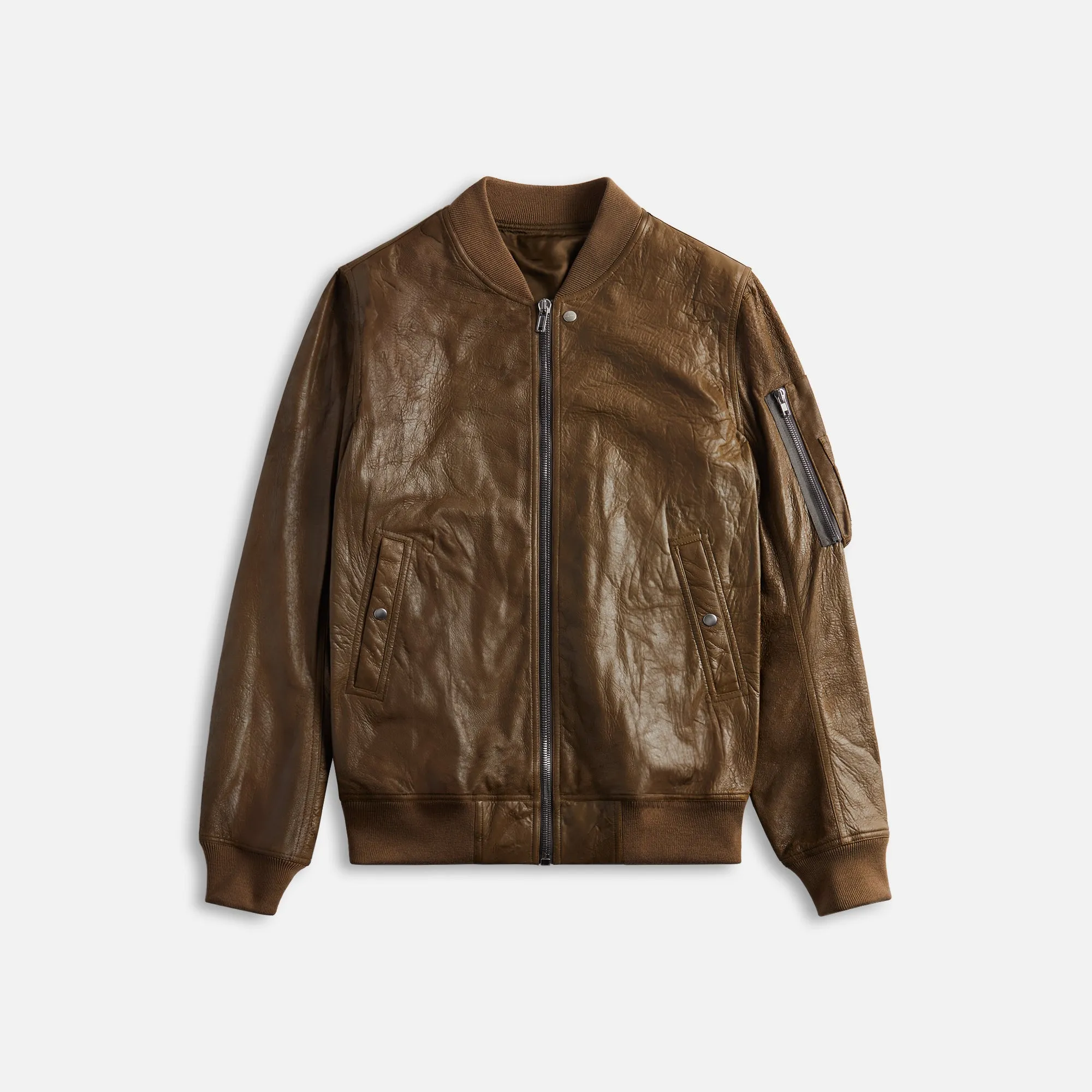 Rick Owens Classic Flight Jacket - Bean sold by Kith