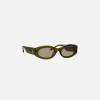 The Attico Berta Frame Sunglasses - Olive sold by Kith