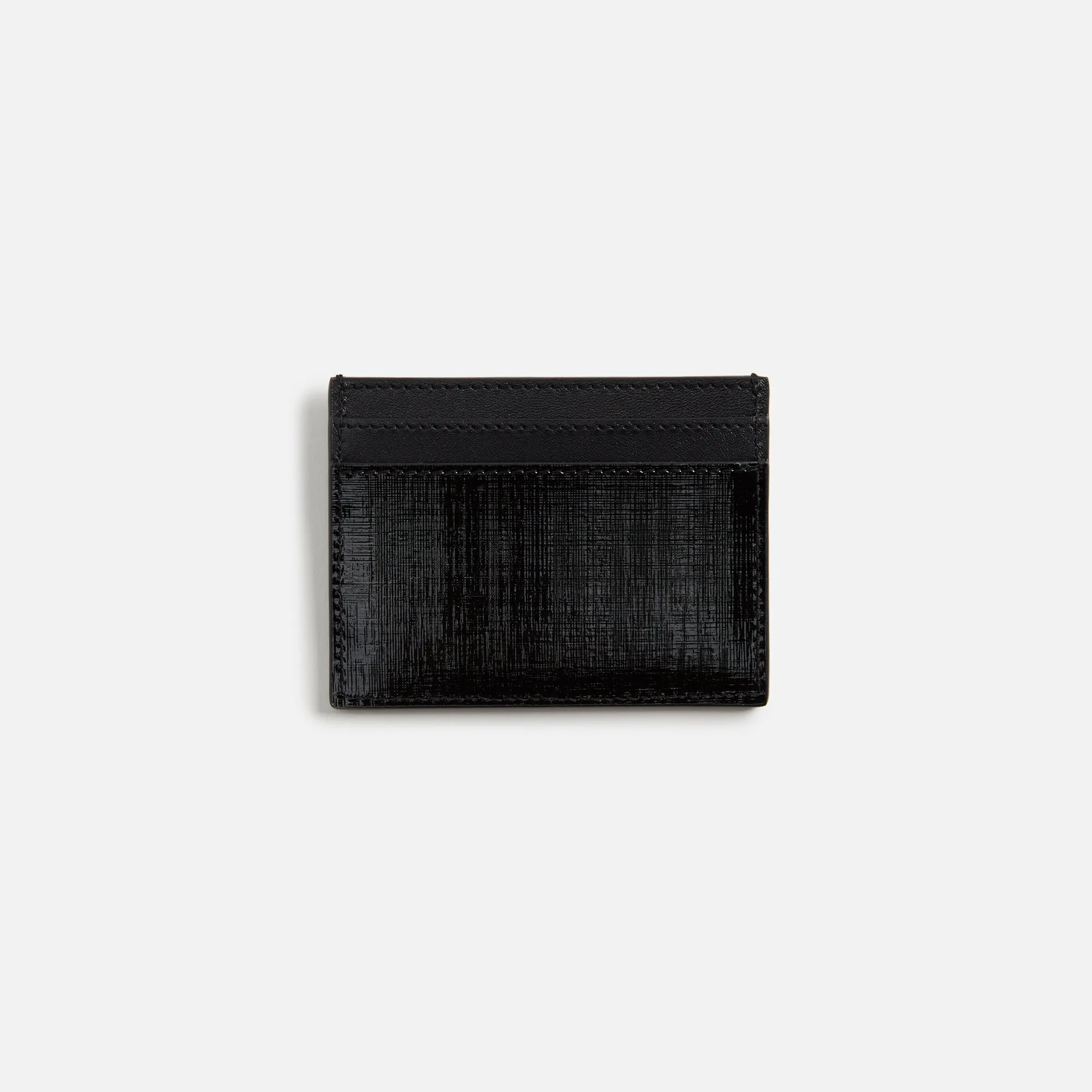Saint Laurent YSL Black Grid Leather CC - Black sold by Kith product image thumbnail 2