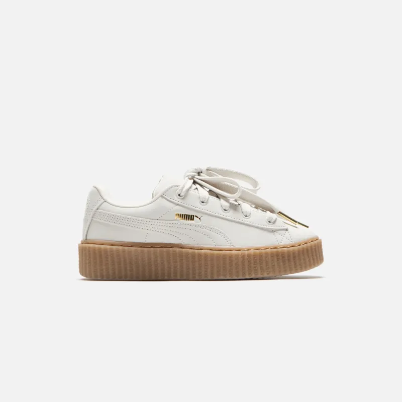 Puma x FENTY GS Creeper Phatty - Nubuck Warm White / Puma Gold / Gum made by Puma