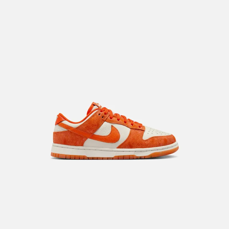 Nike WMNS Dunk Low - Light Bone / Safety Orange / Laser Orange sold by Kith