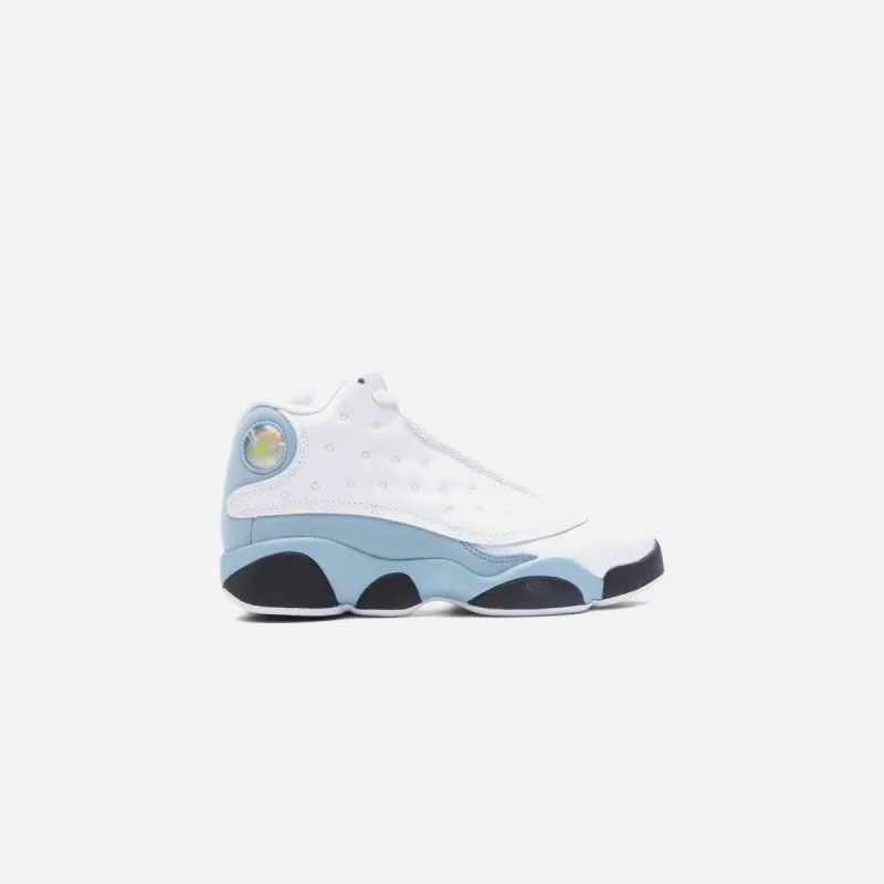 Jordan PS Air Jordan 13 Retro - White / Yellow Ochre / Blue Grey sold by Kith