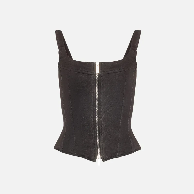 EB Denim Claire Corset Top - Midnight sold by Kith