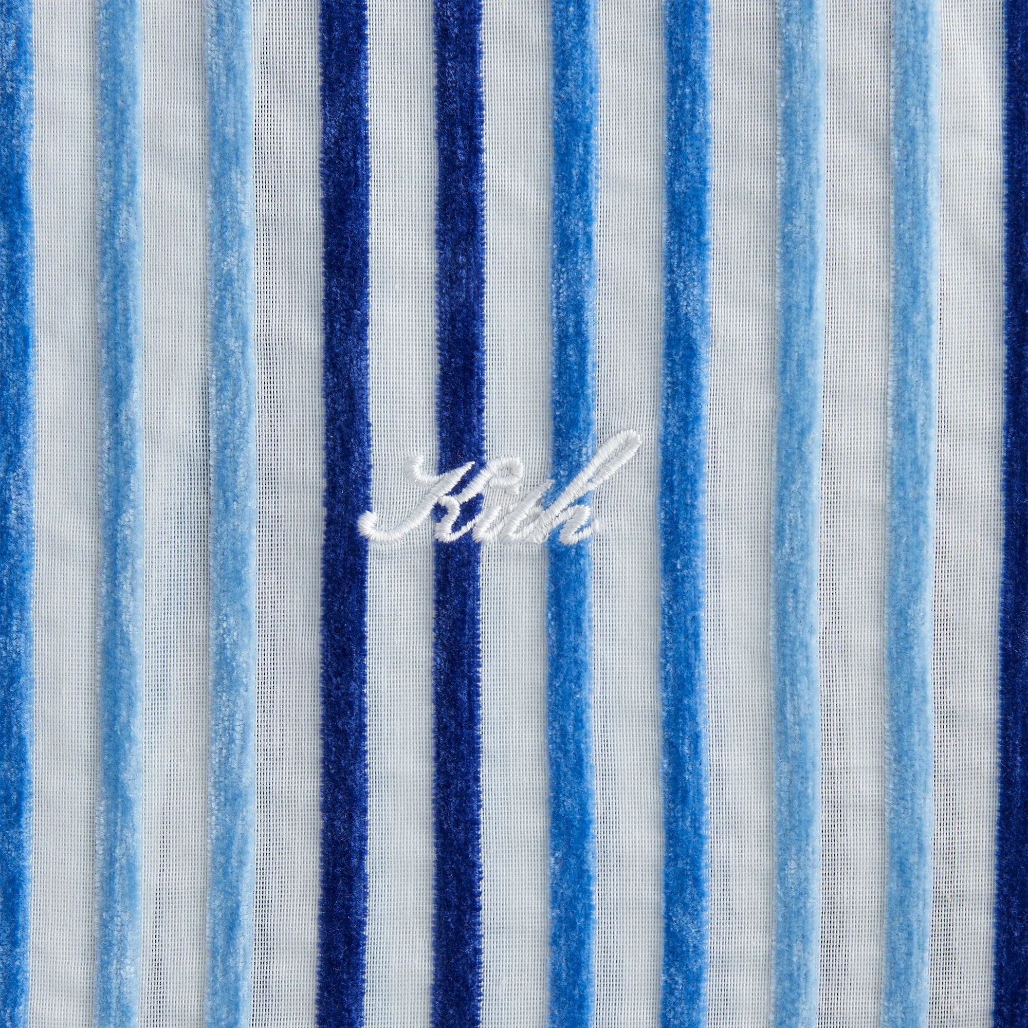 Kith Women Elena II Chenille Stripe Shirt - Cornflower sold by Kith product image thumbnail 5