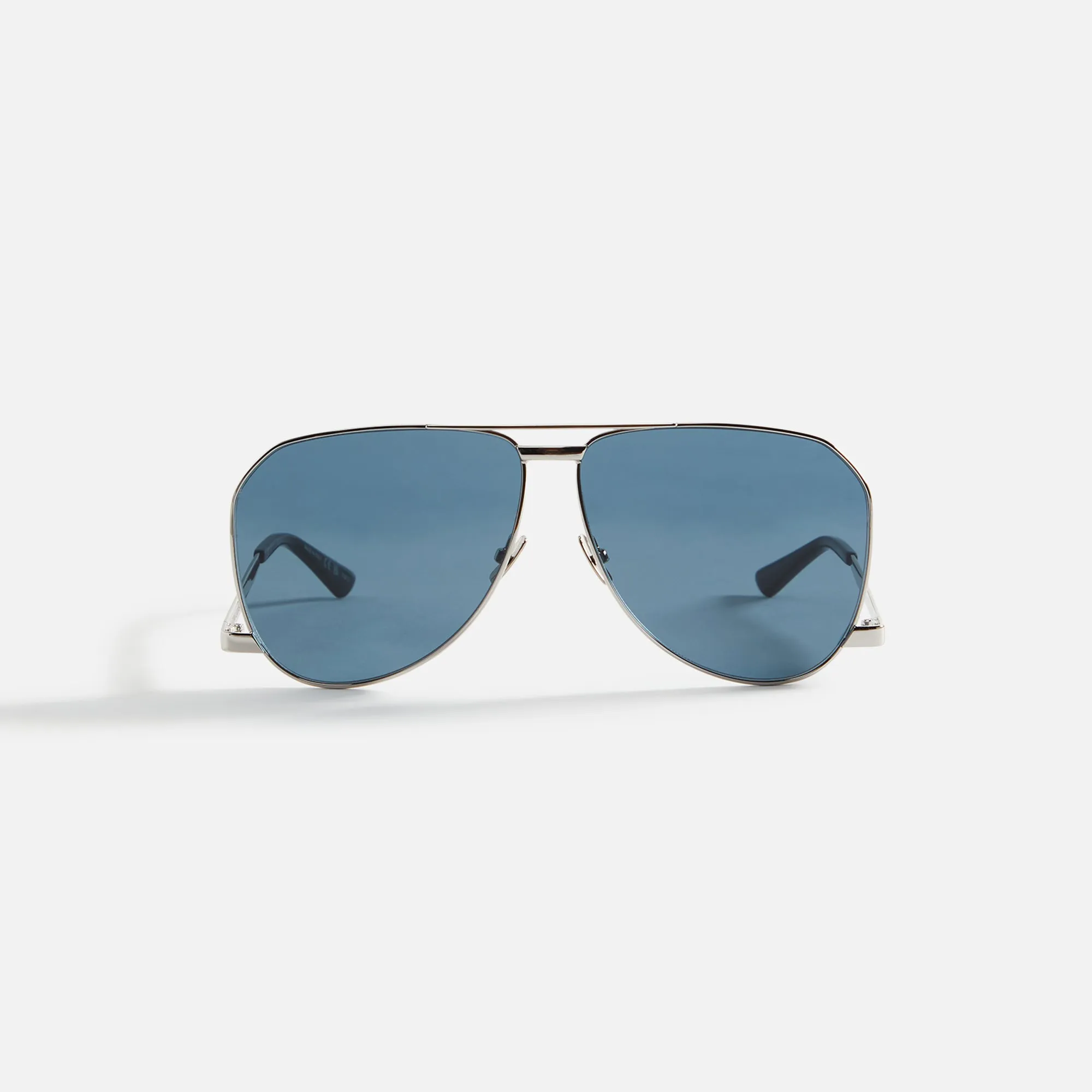 Saint Laurent Metal Sunglass - Silver sold by Kith