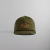 Kith NY to the World Nolan Poly Foam Trucker Hat - Cypress sold by Kith