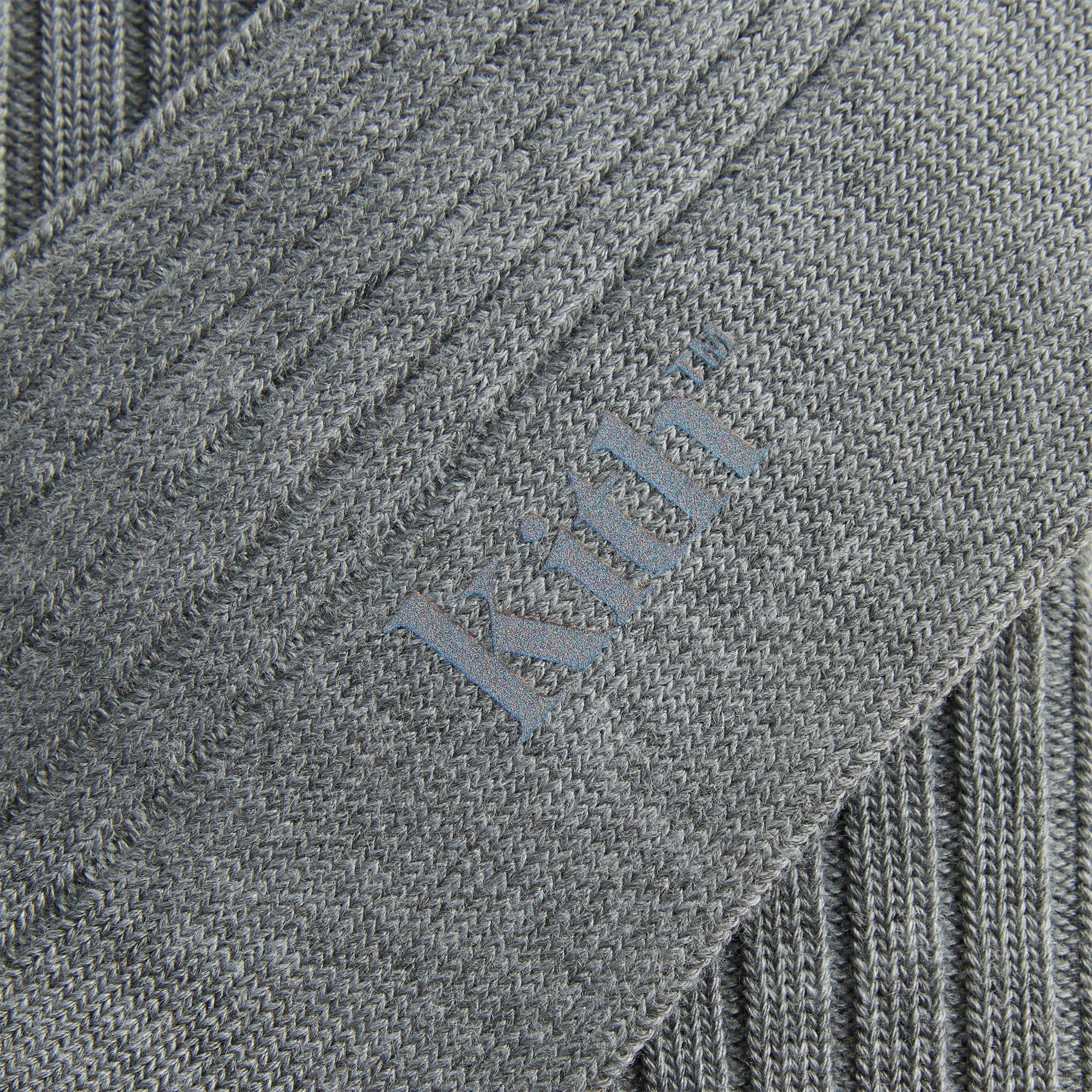 Kith Ribbed Cotton Socks - Medium Heather Grey PH sold by Kith product image thumbnail 3