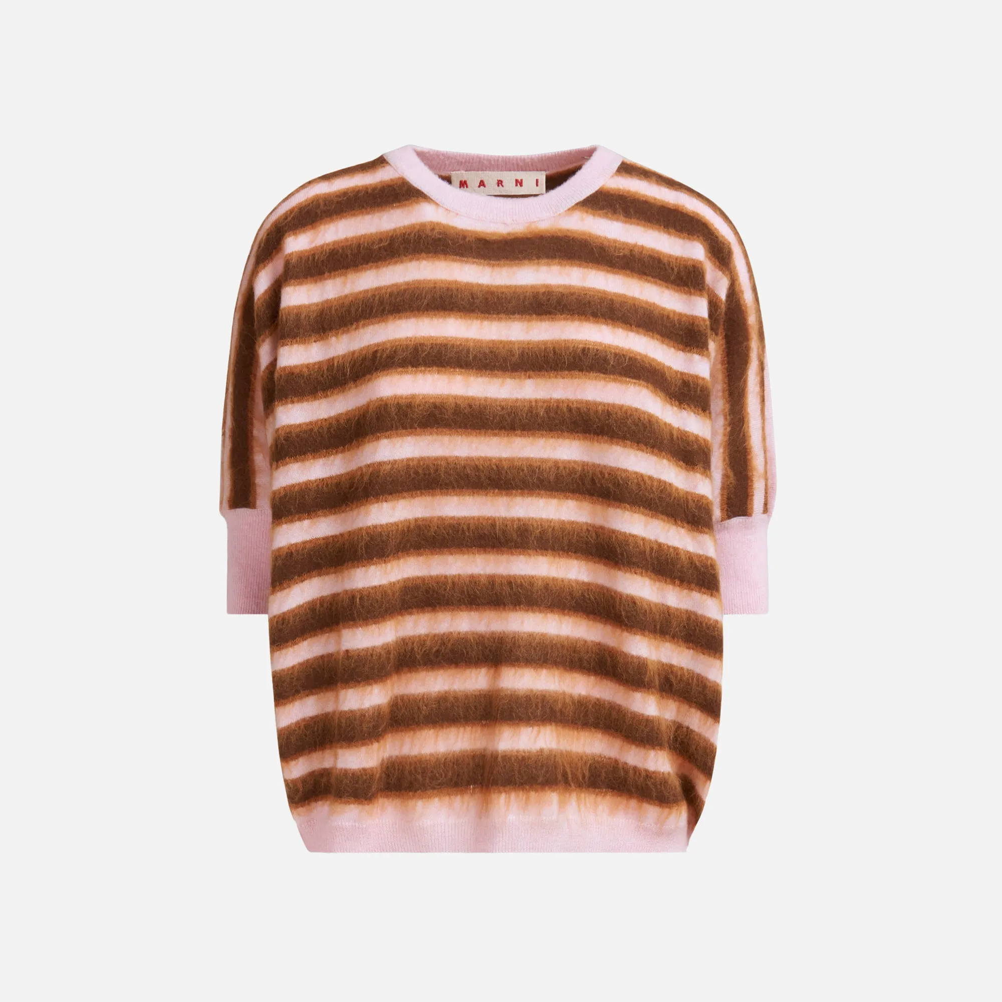 Marni Roundneck Sweater - Pink Gummy sold by Kith