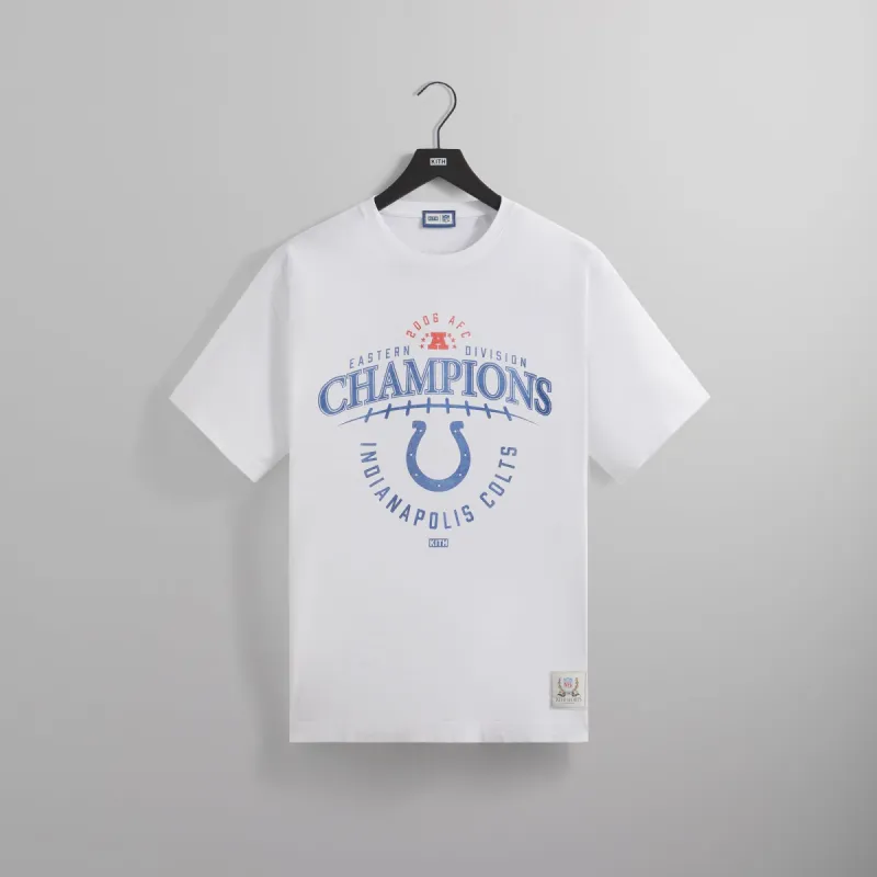 Kith for the NFL: Colts Vintage Tee - White sold by Kith