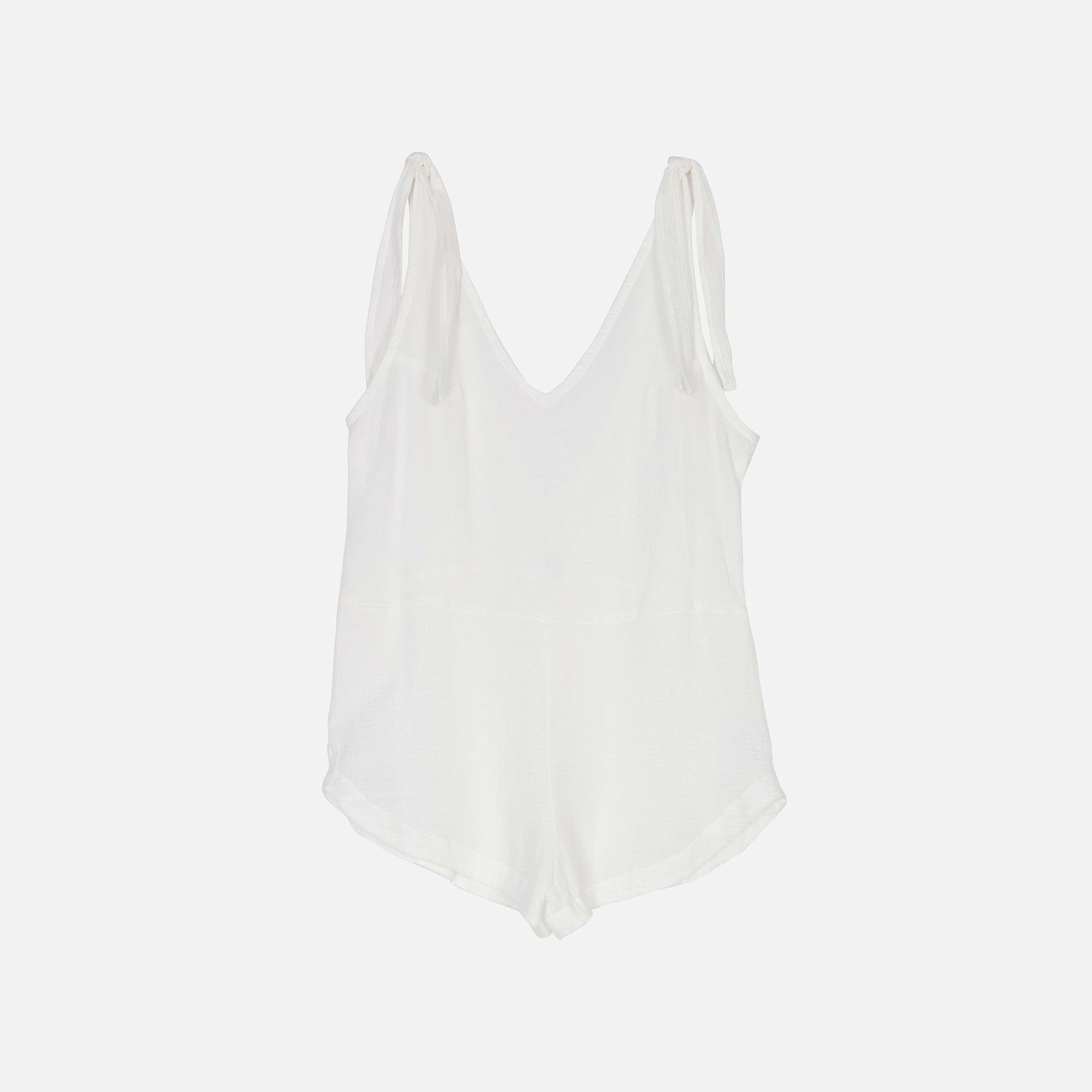 Mikoh Tarawa Romper - Bone sold by Kith