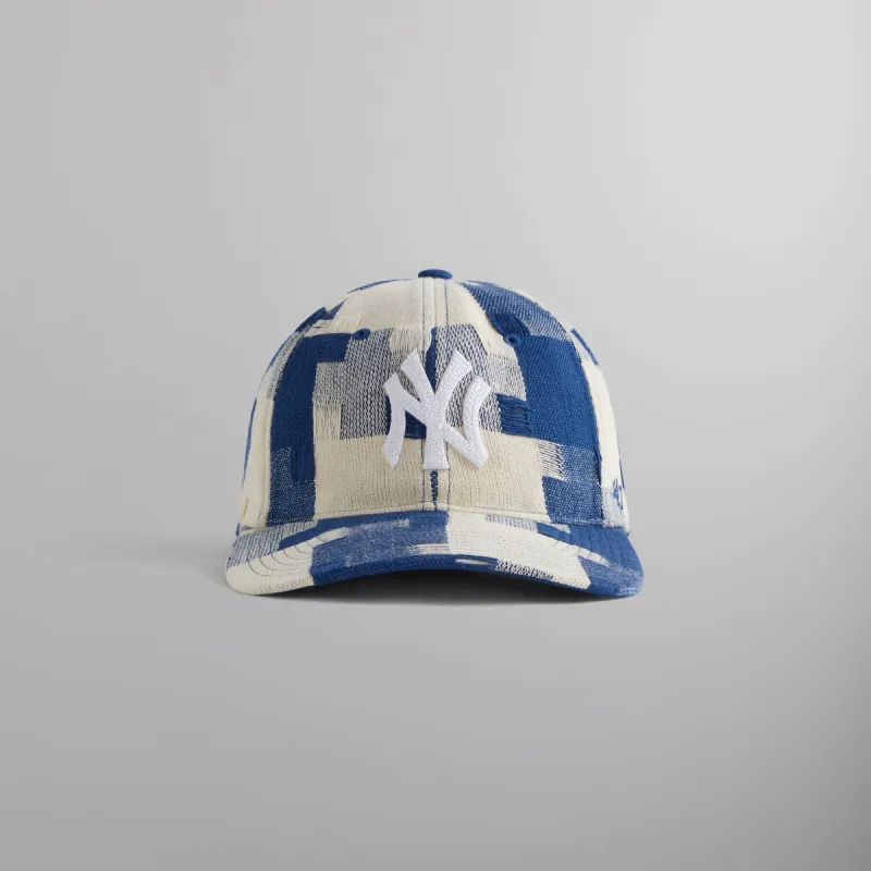Kith & '47 for the New York Yankees Jumbo Houndstooth Cap - Cyanotype sold by Kith