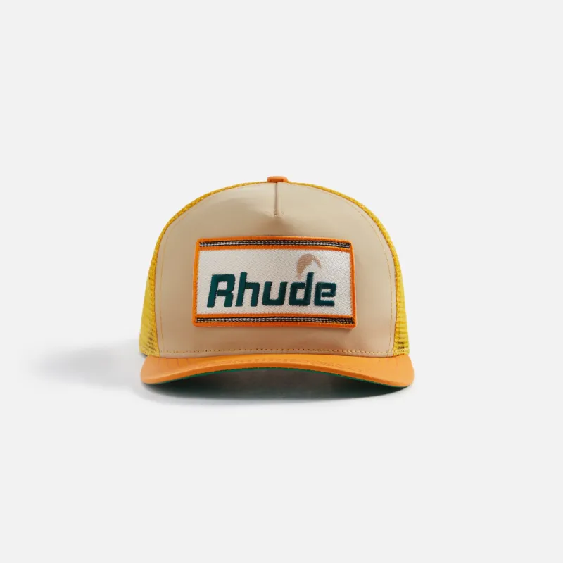 Rhude Cheval Cap - Orange sold by Kith