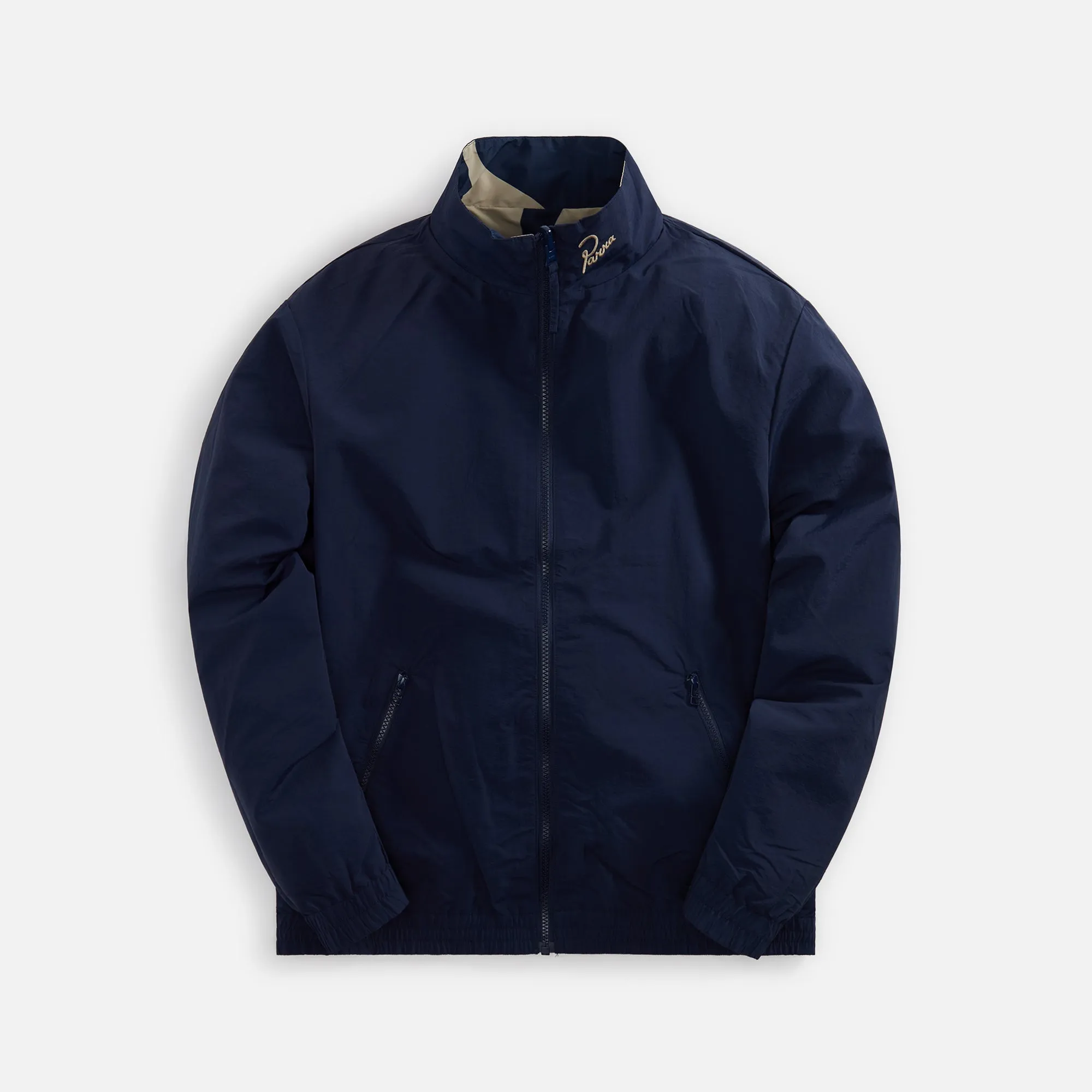 by Parra Zoom Winds Reversible Track Jacket - Navy Blue