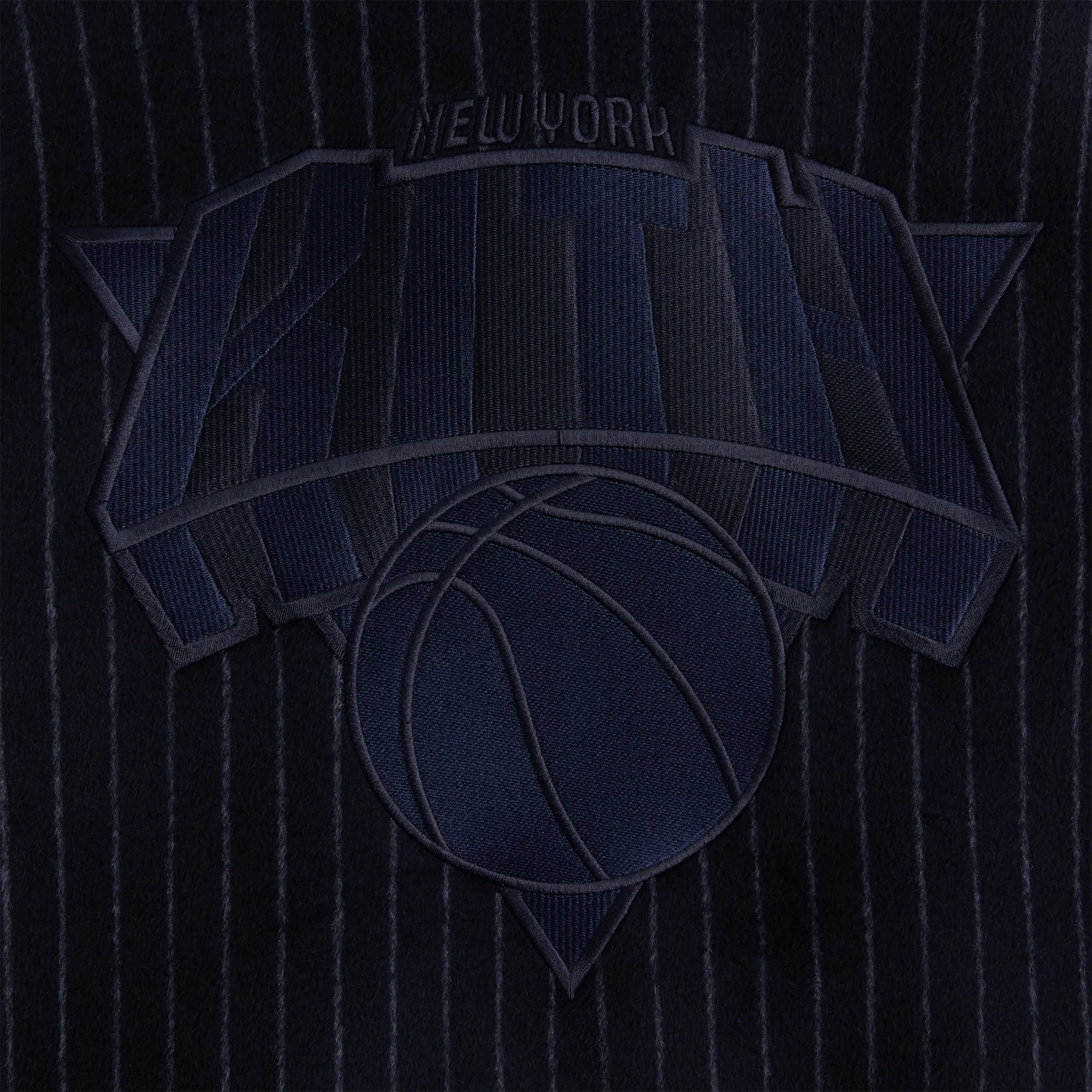 Kith for the New York Knicks Wool Collared Coaches Jacket - Nocturnal sold by Kith product image thumbnail 4