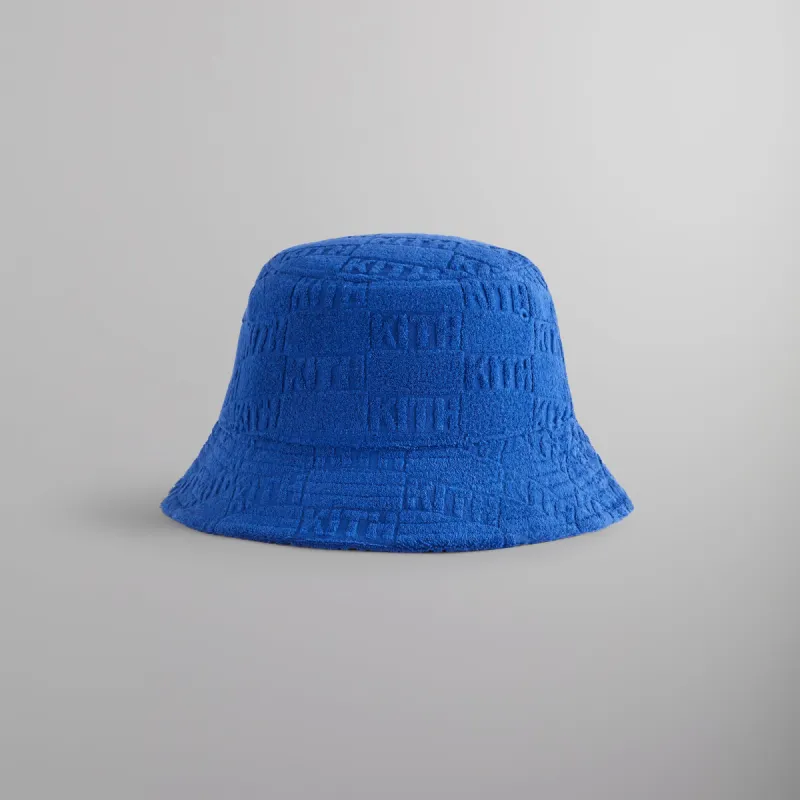 Kith Dawson Terry Monogram Camper Bucket Hat - Current made by Kith