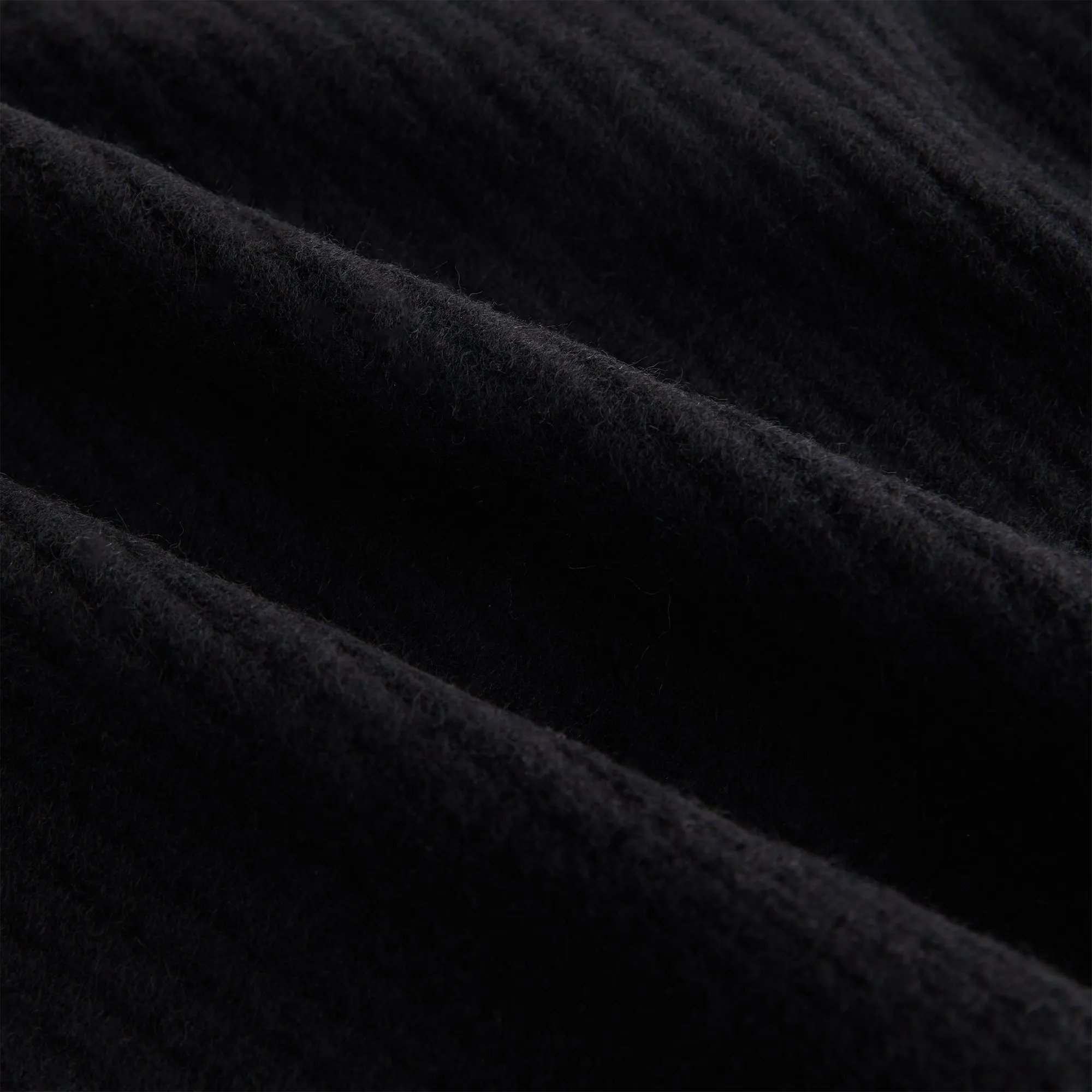 Kith Women Sydney Cropped Plush Rib Cardigan - Black sold by Kith product image thumbnail 5