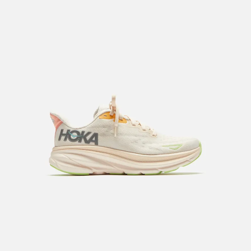 HOKA WMNS Clifton 9 - Vanilla / Astral sold by Kith