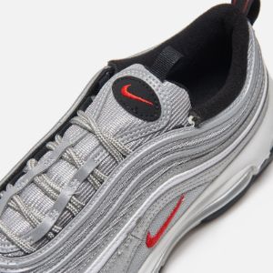 Nike Air Max 97 OG - Metallic Silver / University Red / Black sold by Kith