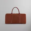 Kith Monogram Suede Duffle Bag - Walnut sold by Kith