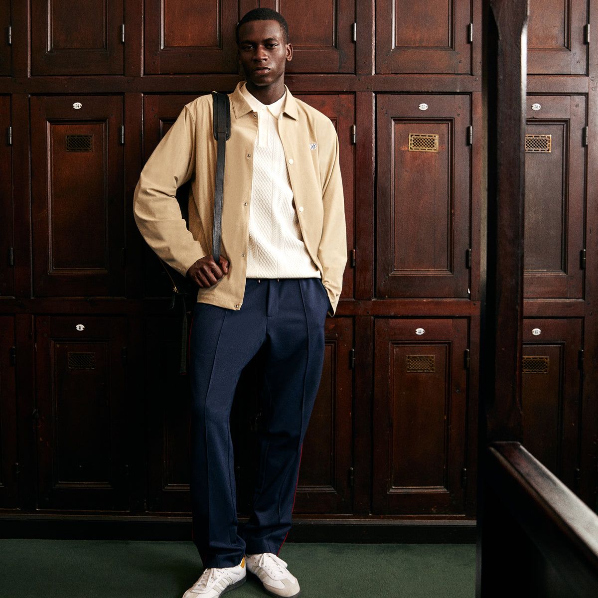 Kith for Wilson Midway Coaches Jacket - Seedpearl sold by Kith product image thumbnail 3