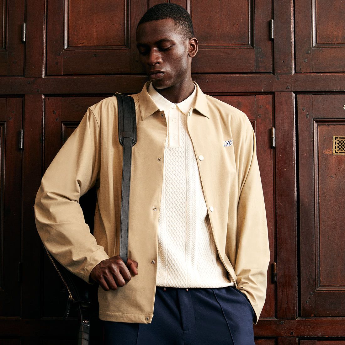 Kith for Wilson Midway Coaches Jacket - Seedpearl sold by Kith product image thumbnail 2