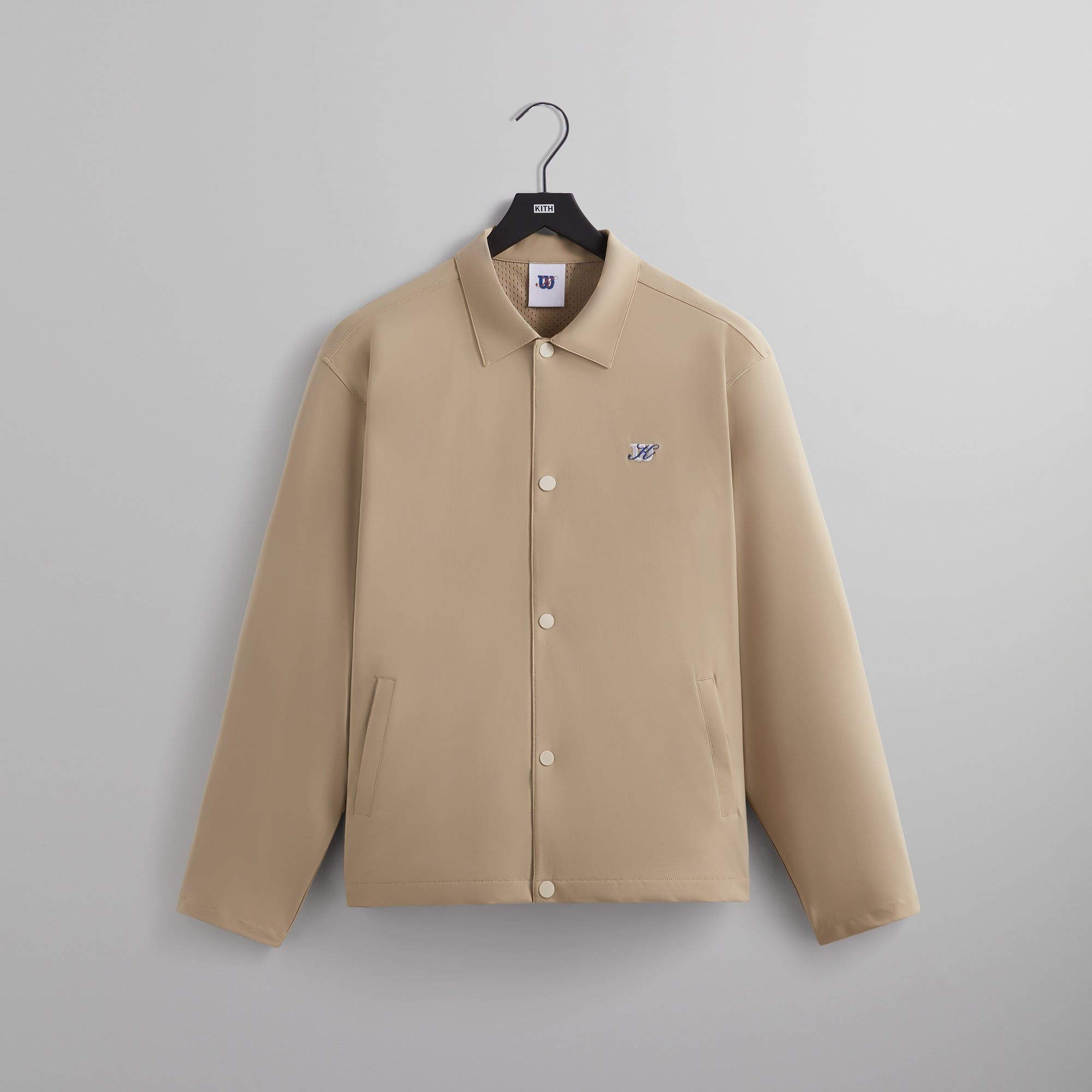 Kith for Wilson Midway Coaches Jacket - Seedpearl sold by Kith