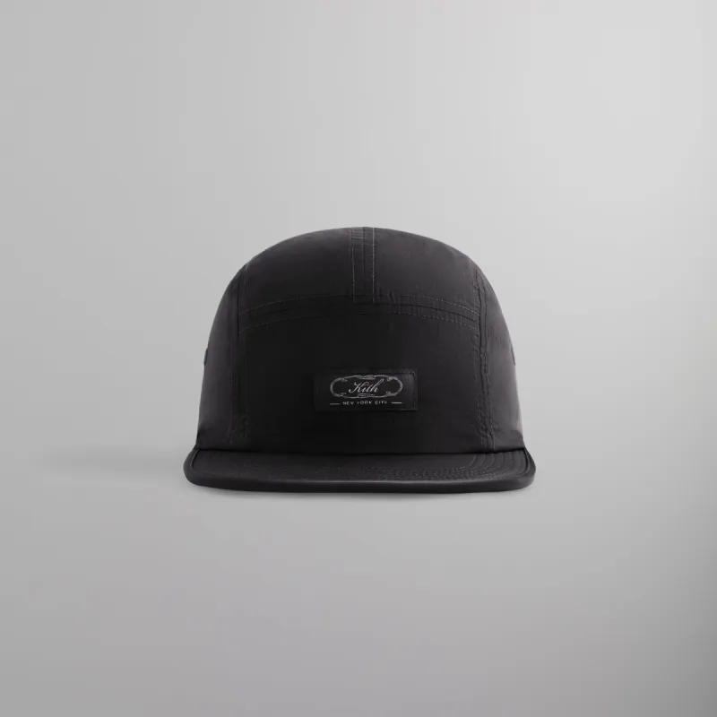 Kith Rose Woven Patch Camper Hat - Black sold by Kith