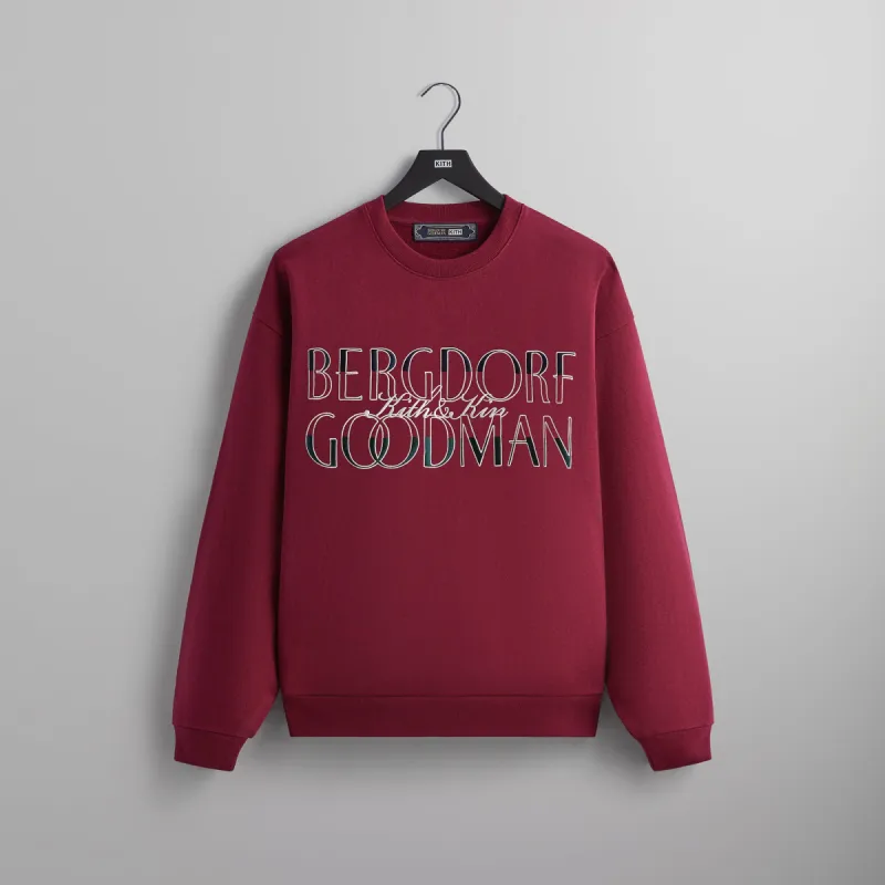 Kith for Bergdorf Goodman Varsity Nelson Crewneck - Campus sold by Kith
