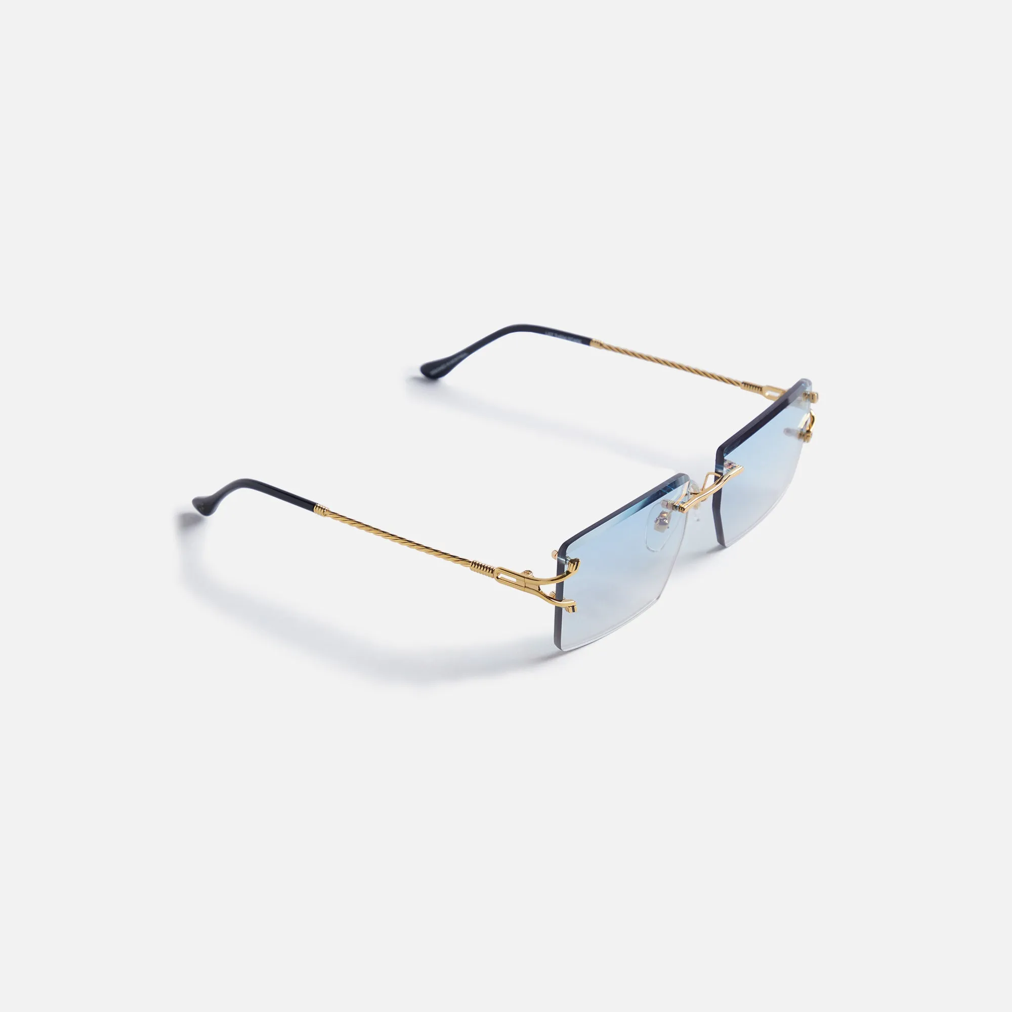 Vintage Frames Icon 24KT Yellow Gold - Sky Blue Gradient sold by Kith product image thumbnail 2