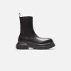 Rick Owens Bozo Tractor - Black / Black sold by Kith