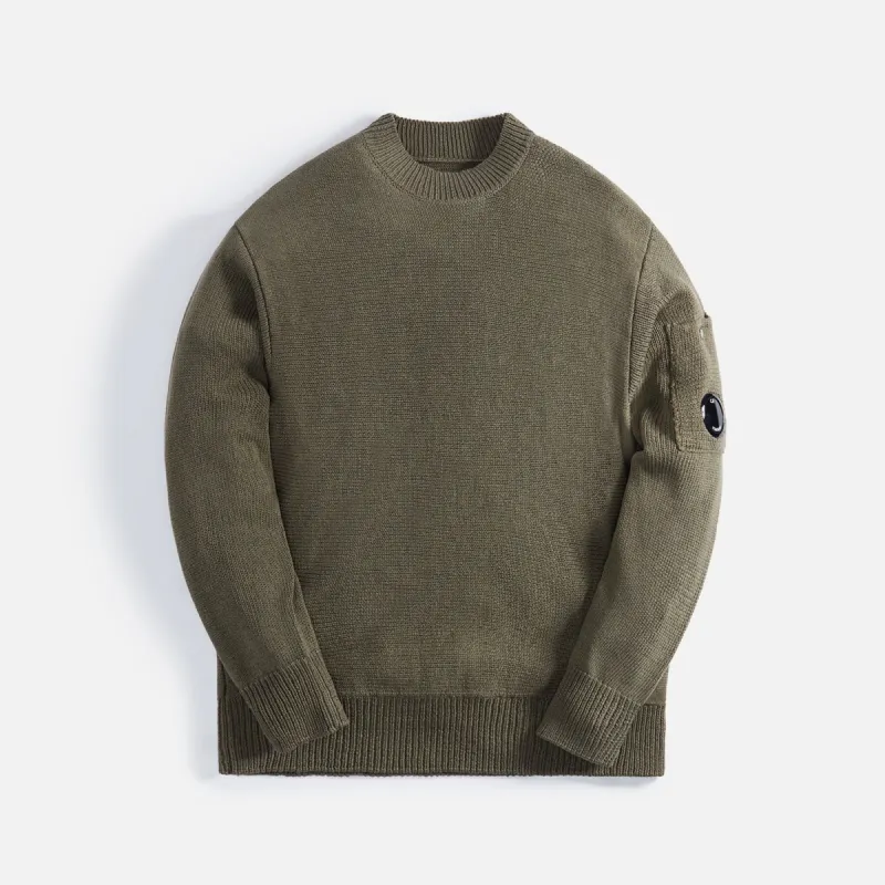 CP Company Compact Cotton Knit - Olive sold by Kith