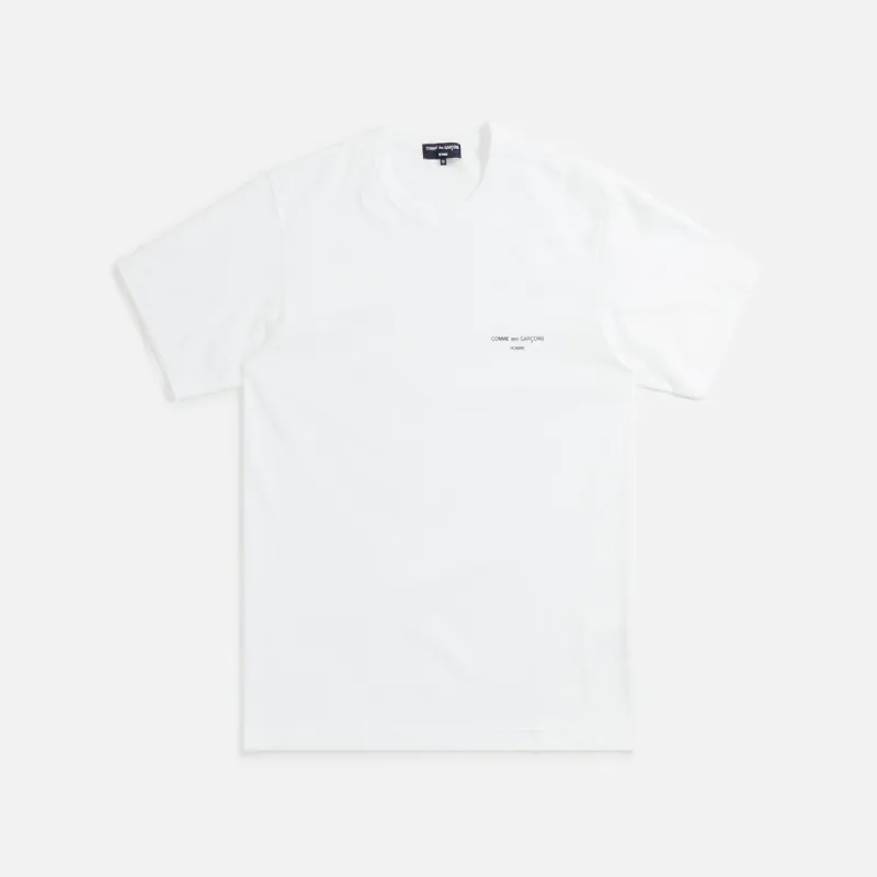 CDG Homme Tee - White sold by Kith