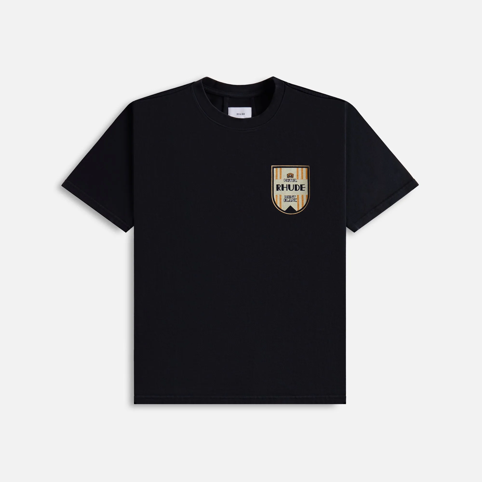 Rhude Mont-Blanc Hotel Tee - Vintage Black sold by Kith