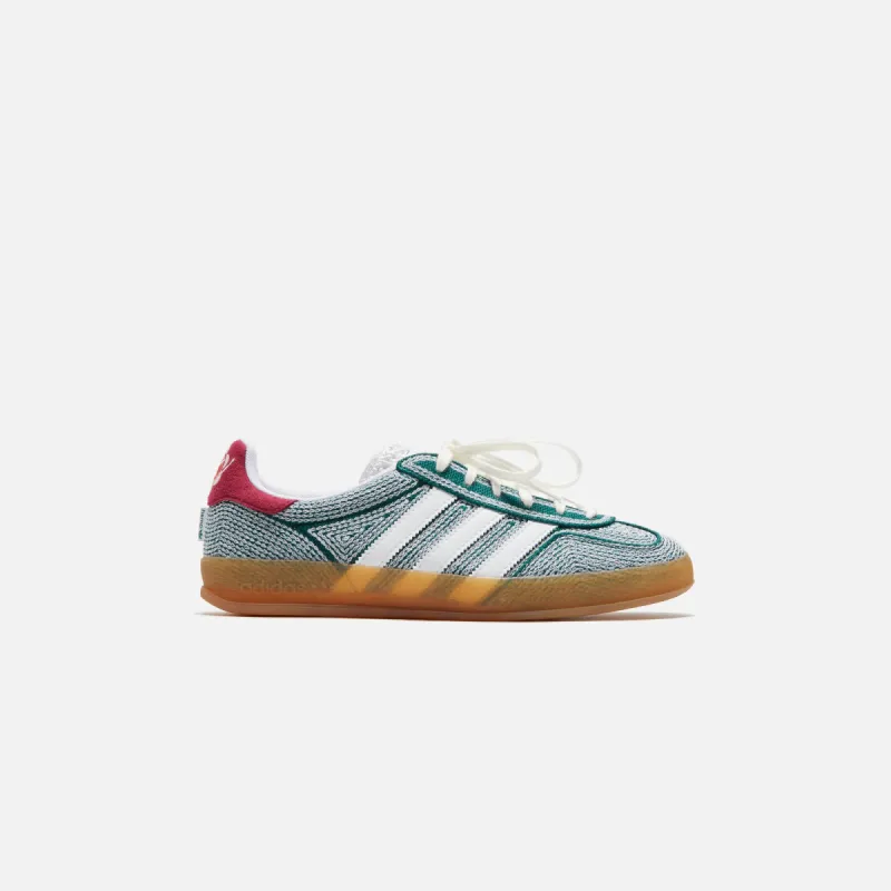 adidas x Sean Wotherspoon Gazelle Indoor - Collegiate Green / Cloud White / Gum sold by Kith