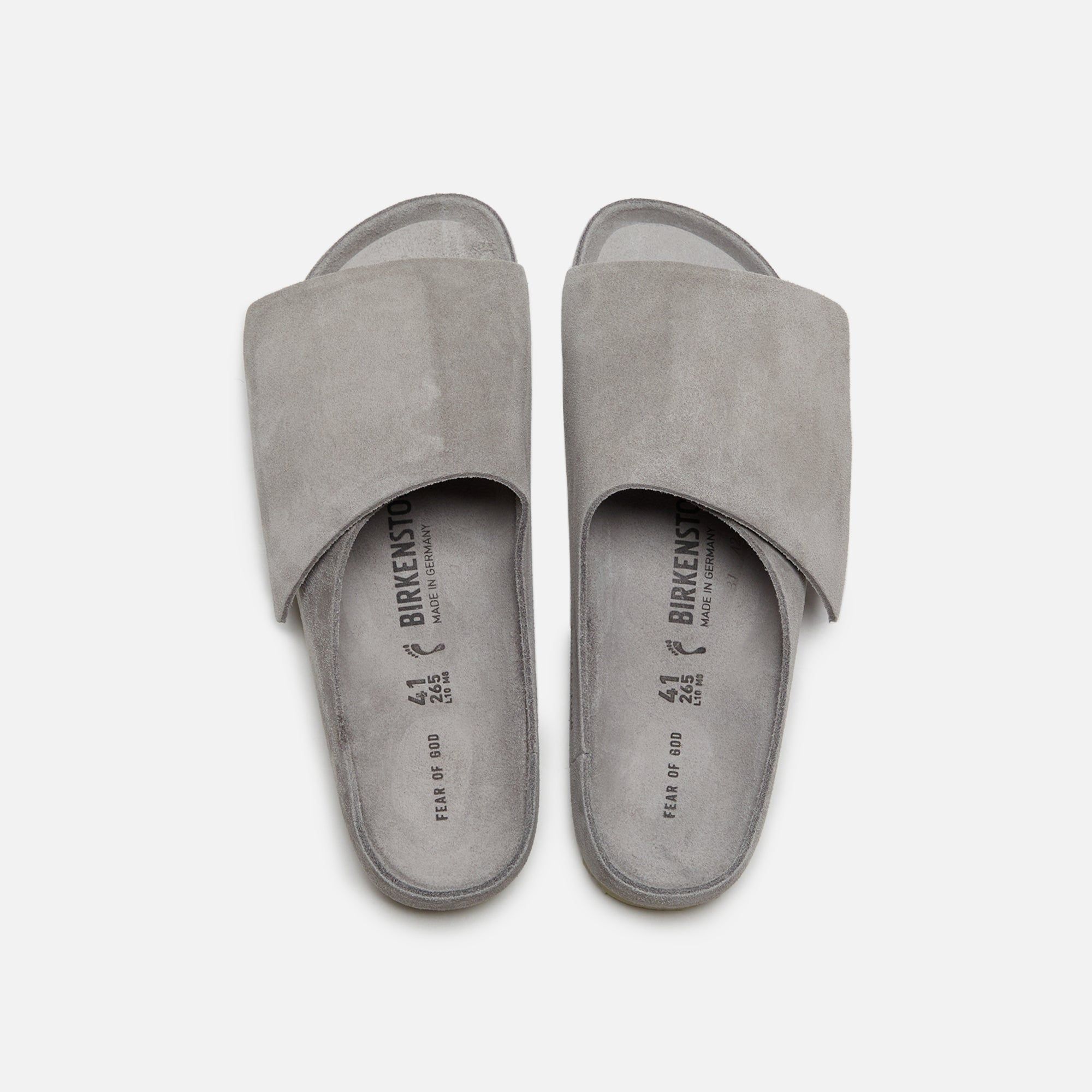 Birkenstock x Fear of God The Los Feliz - Cement sold by Kith product image thumbnail 5