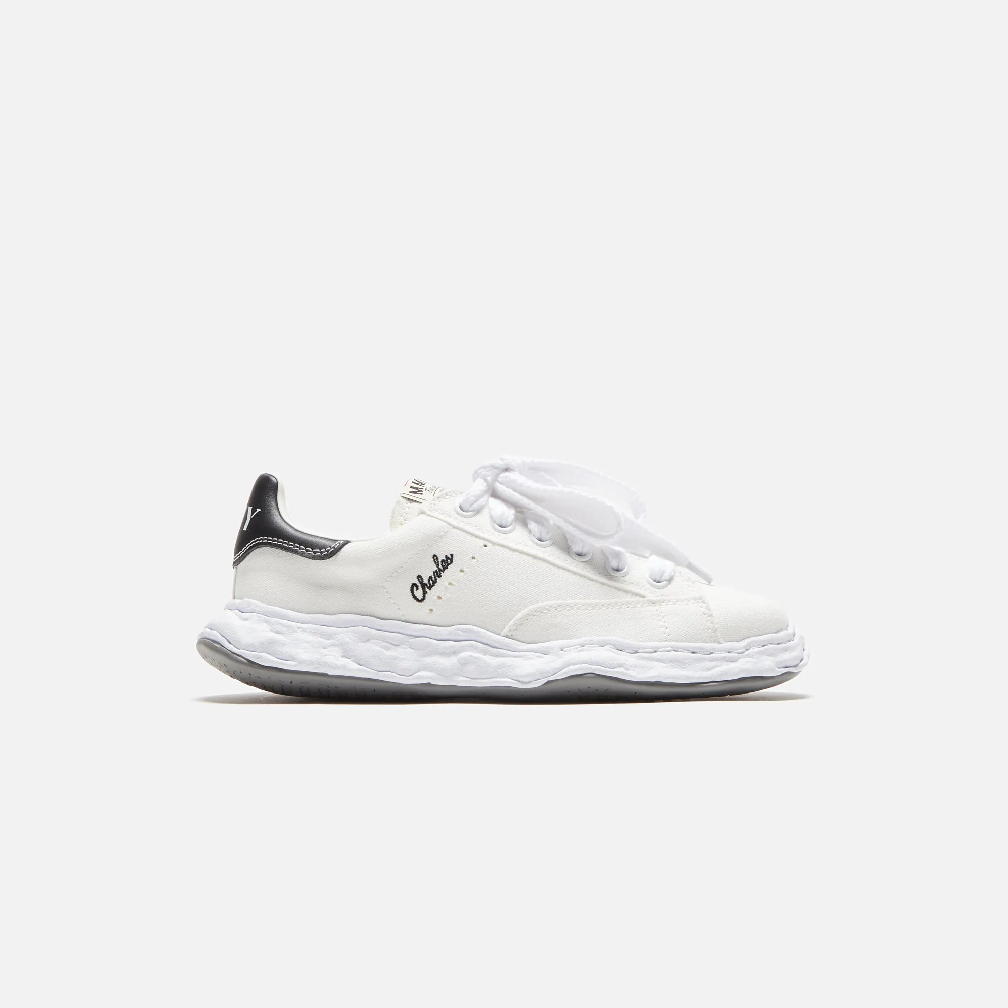 Mihara Yasuhiro Charles Canvas Sneakers - White sold by Kith