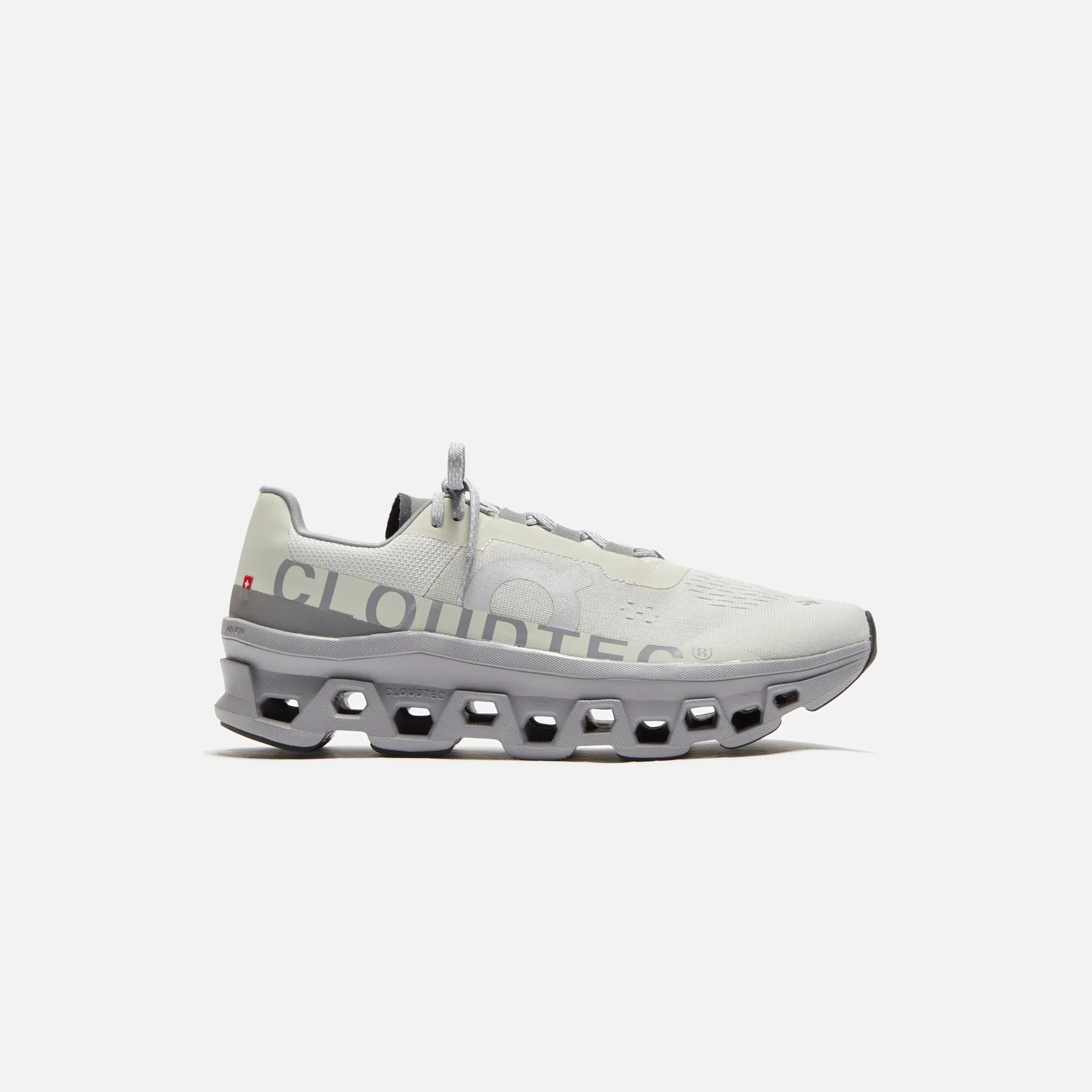 On Running Cloudmonster - Undyed White / White sold by Kith