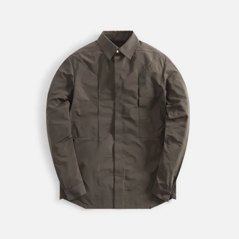 Rick Owens Fog Pocket Outershirt - Dust sold by Kith