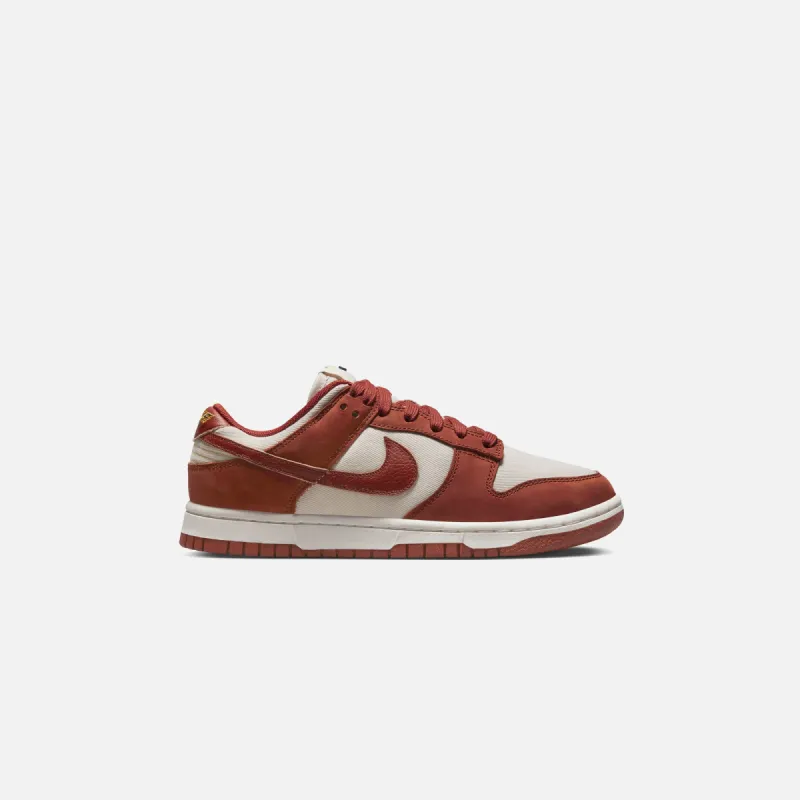 Nike WMNS Dunk Low LX - Orewood Brown / Rugged Orange sold by Kith