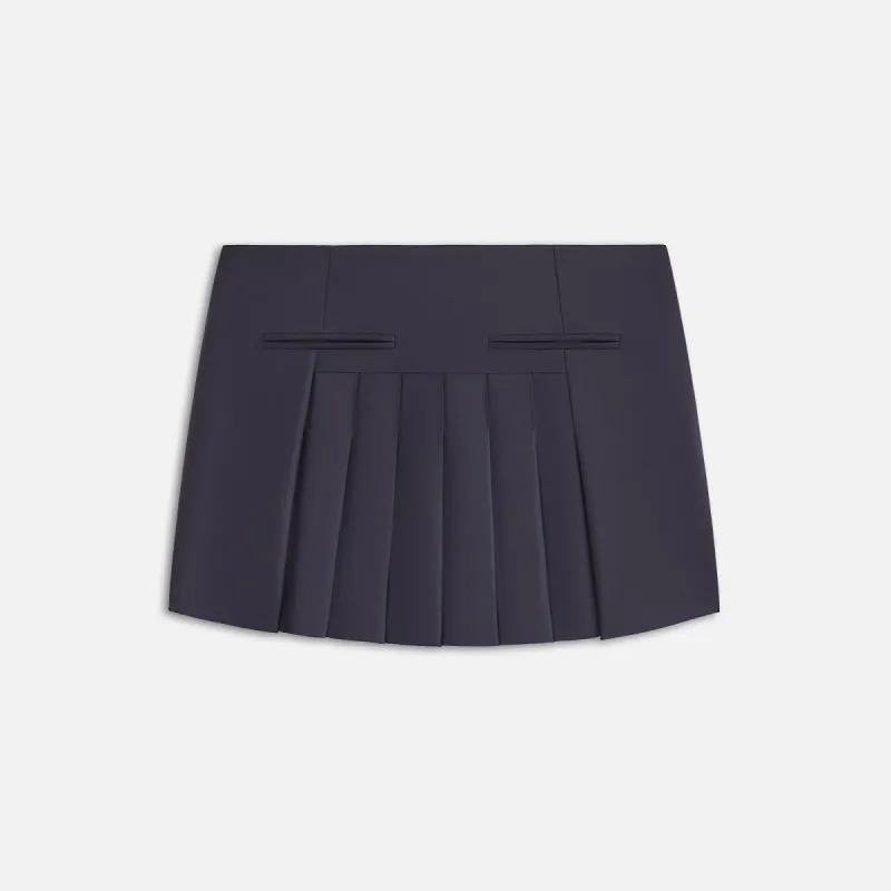 Kith Women Aster II Pleated Mini Skirt - Nocturnal sold by Kith