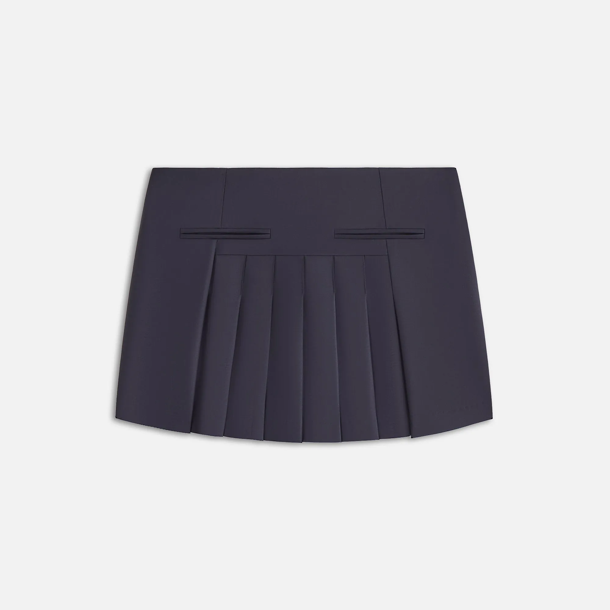 Kith Women Aster II Pleated Mini Skirt - Nocturnal sold by Kith