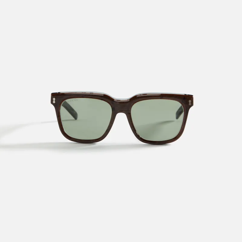 Gucci 53 Sunglass Man Recycled Acetate - Blue sold by Kith