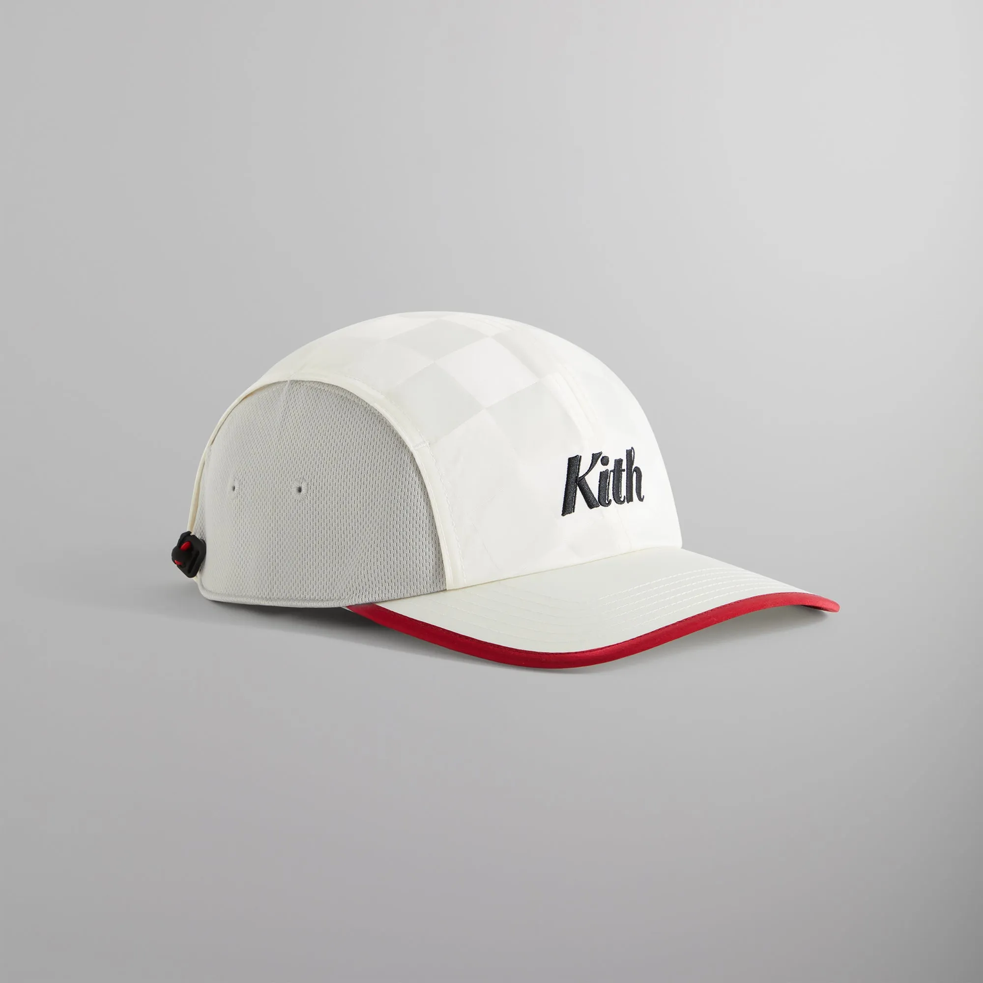 Kith Checkered Satin Griffey Camper Hat - Sandrift sold by Kith product image thumbnail 3