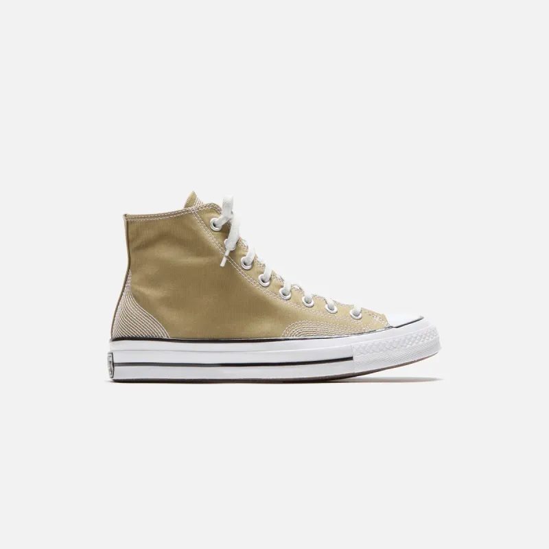 Converse Chuck 70 Multi-Stitch Cotton High - Mossy Sloth / Fossilized sold by Kith