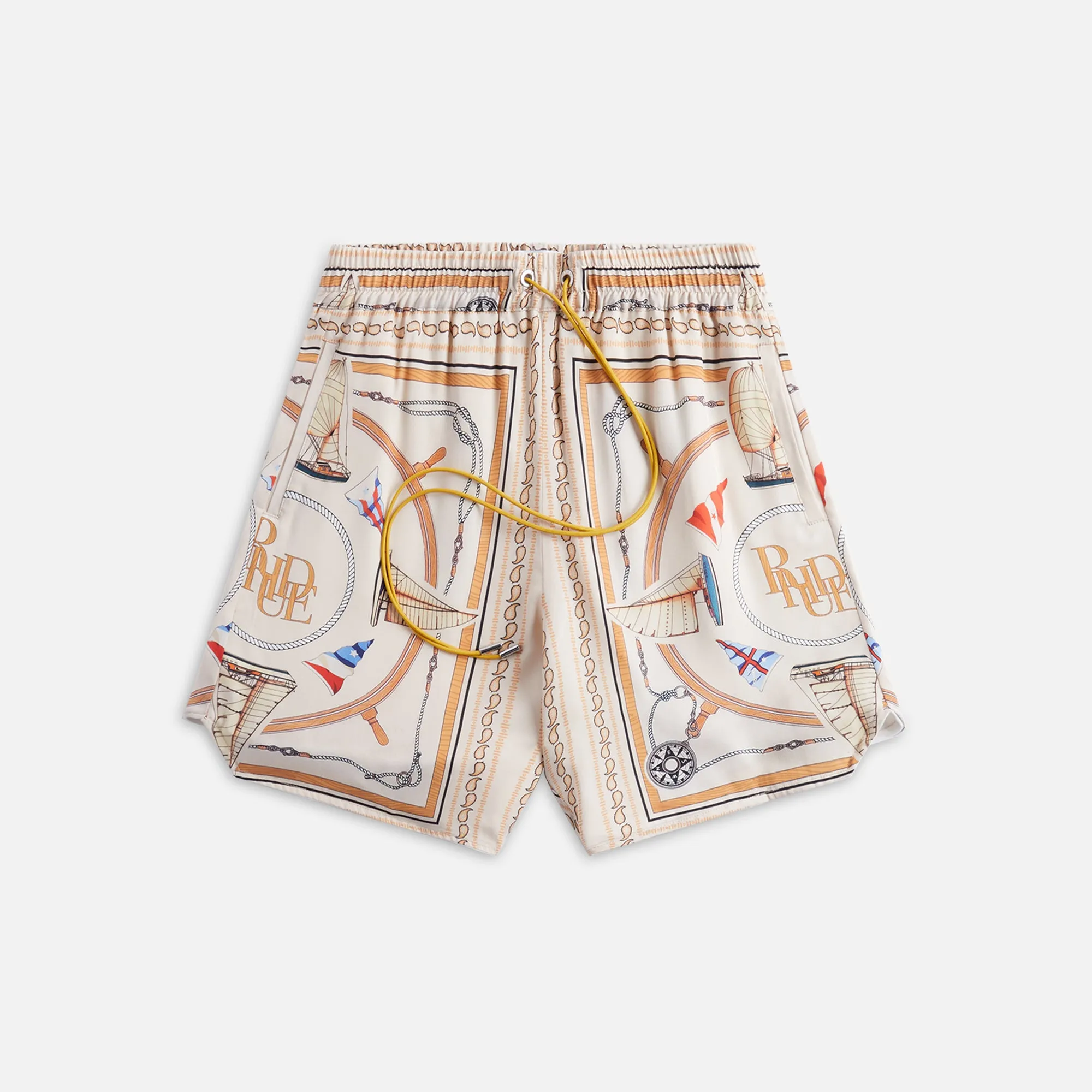 Rhude Nautica Silk Short - Multi sold by Kith